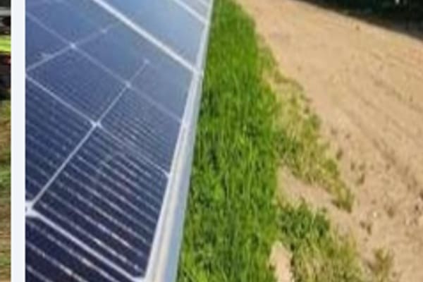 Belice 82 MW Single Axis Tracker Alignment
